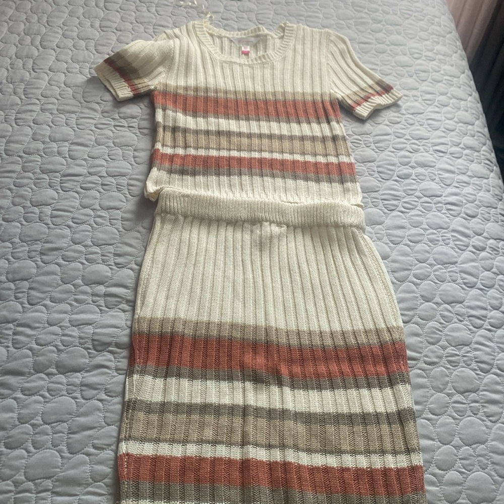 Two piece knit   matching set
